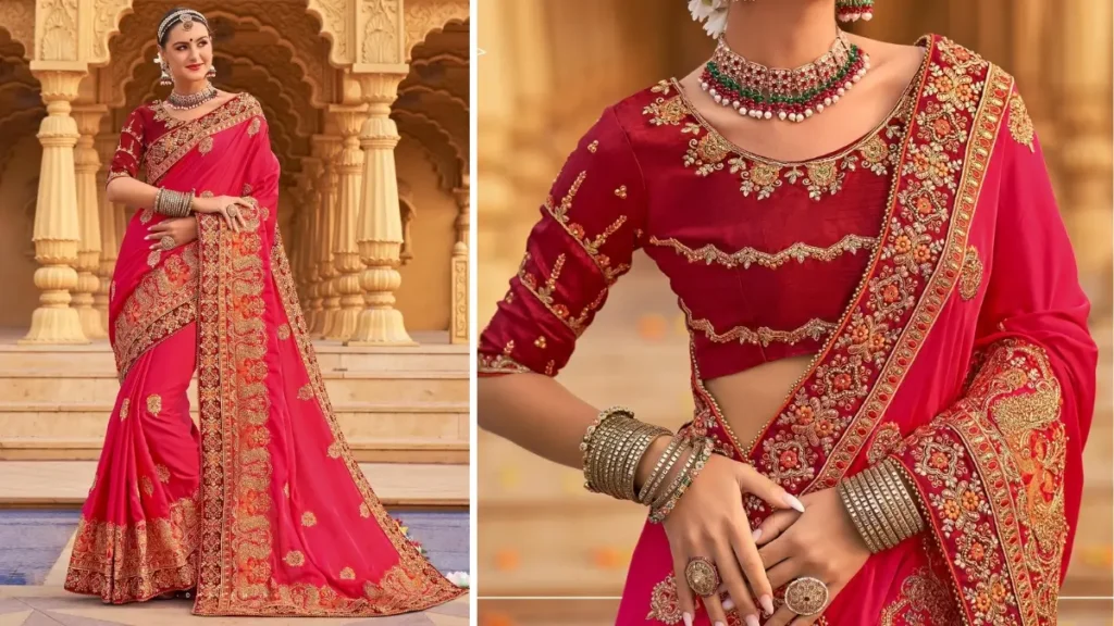 Try Unique Bridal Fashion & Beauty Ideas Bridal Saree