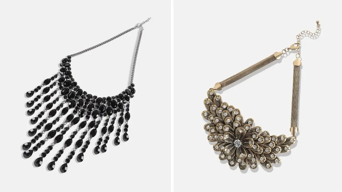Necklaces- Reflect Your Personality With Gems Plastron Necklace