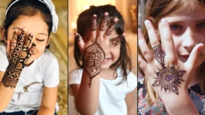 Cute Mehndi Designs for Kids