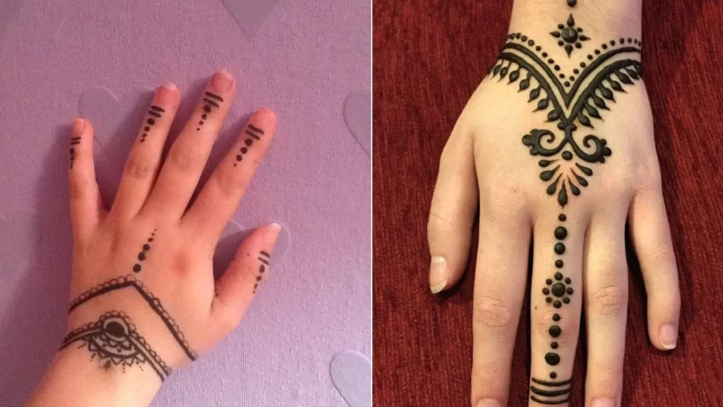 Cute Mehndi Designs for Kids The Bracelet Look