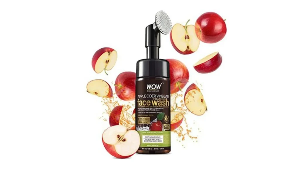 10 Best Face Washes for Glowing Skin in India WOW Skin Science Apple Cider Vinegar Foaming Face Wash