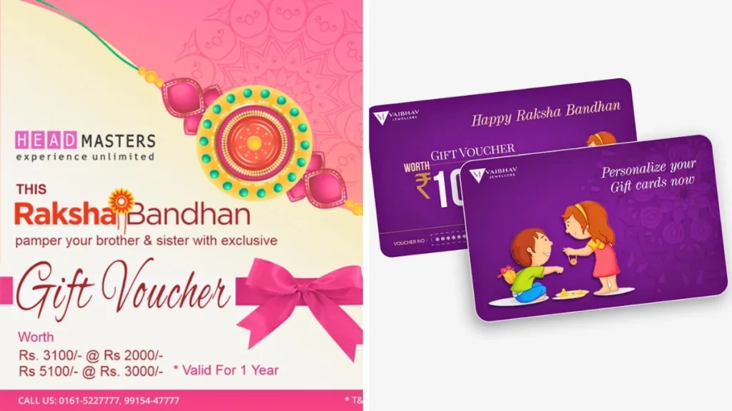 Top 10 Rakhi Gifts For Sister Experience Gift Voucher