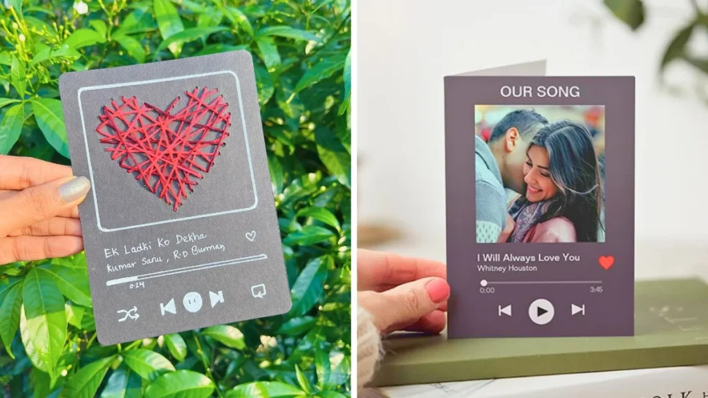 Top 10 Rakhi Gifts For Sister Music-Curated Playlist Card
