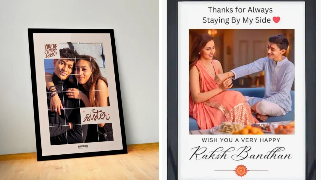 Top 10 Rakhi Gifts For Sister Personalized Photo Frame