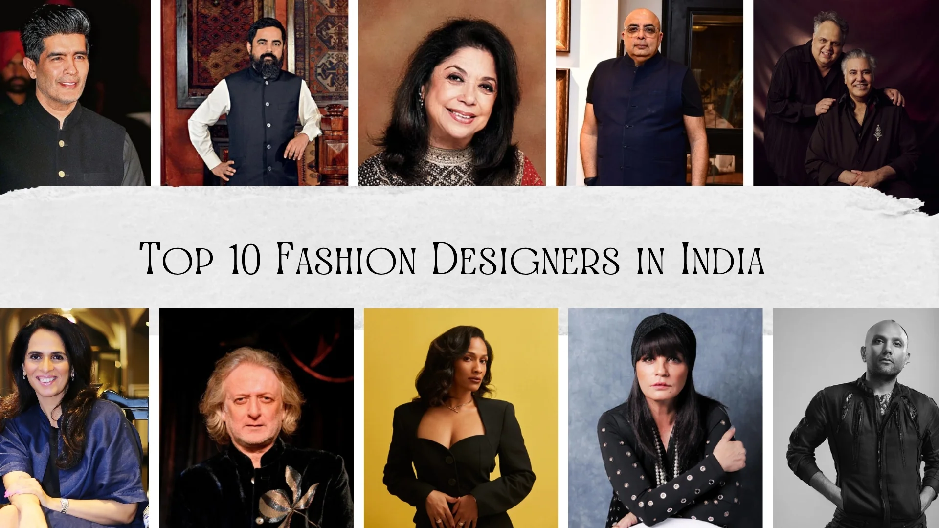 Fashion Designers in India
