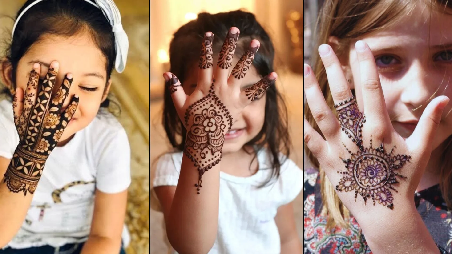 Cute Mehndi Designs for Kids