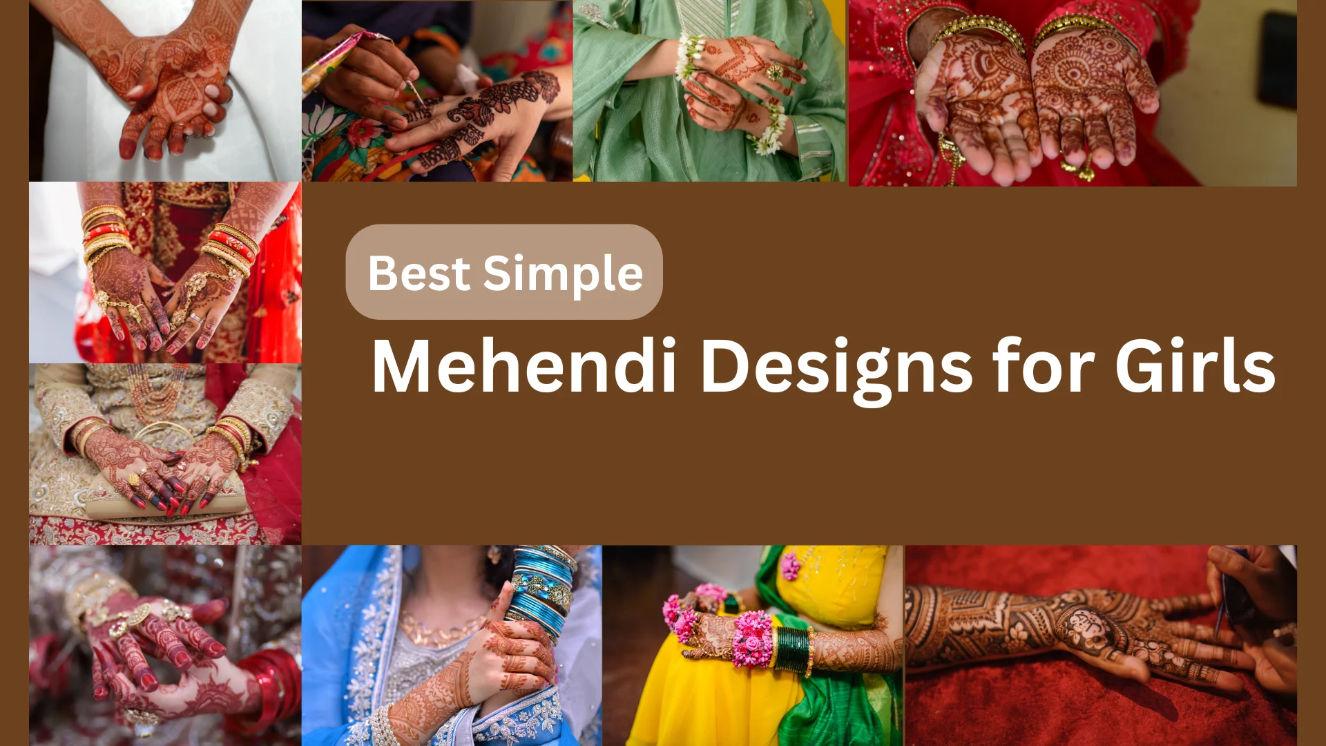 7 Best Simple Mehendi Designs for Girls